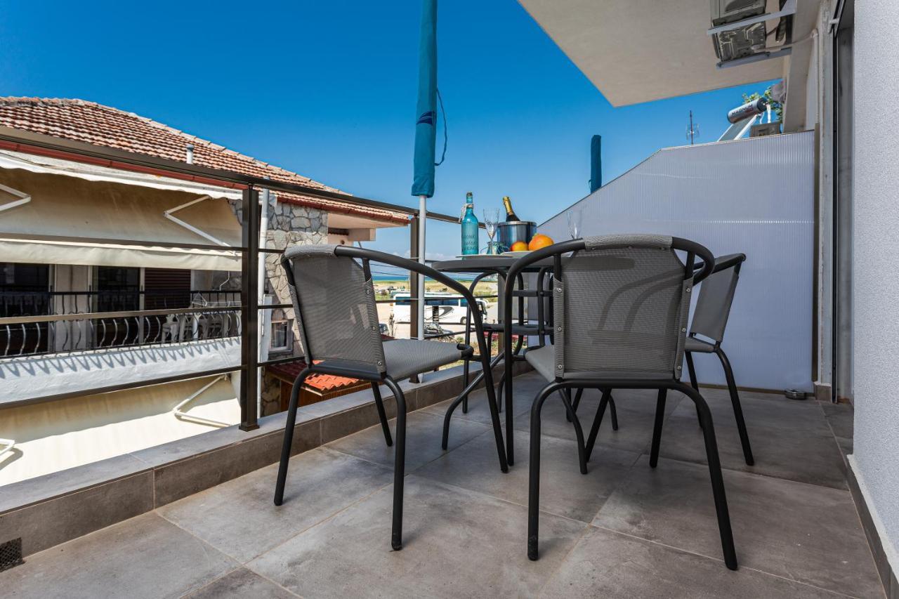 Halkidiki Beach Apartments 2 Nea Kalikratia Vergia Beach Nea Kallikrateia ภายนอก รูปภาพ