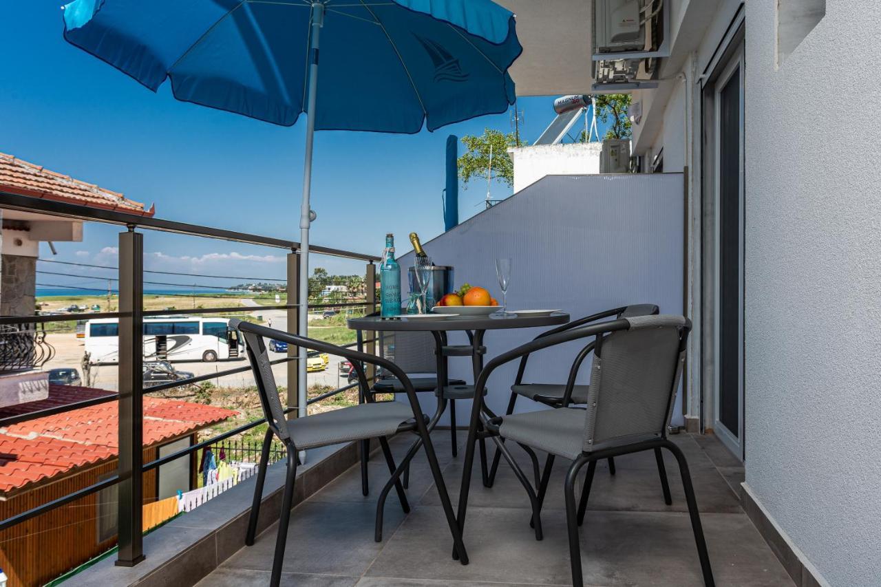 Halkidiki Beach Apartments 2 Nea Kalikratia Vergia Beach Nea Kallikrateia ภายนอก รูปภาพ